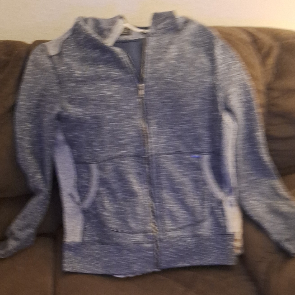 Men's Gray Zip-Up Sweater